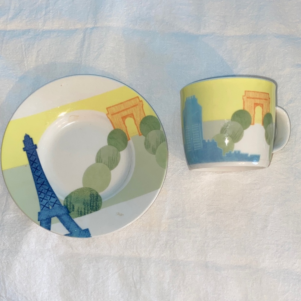 Studio Nova Paris Fine Porcelain Saucer & Cup Set